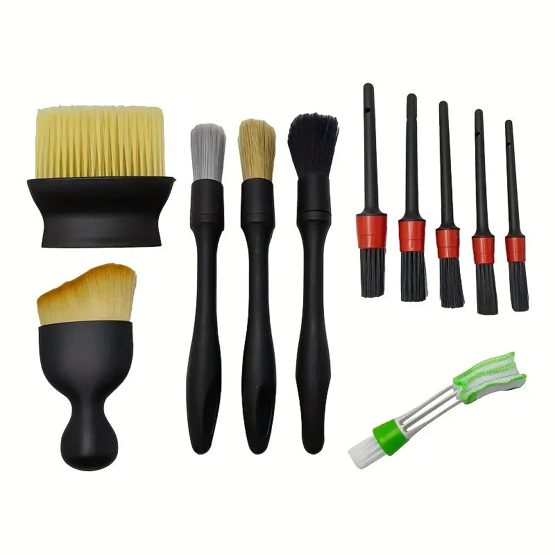 Car Detailing Brush Set – Interior & Air Vent Cleaning Tools Car Detailing Brushes Axl
