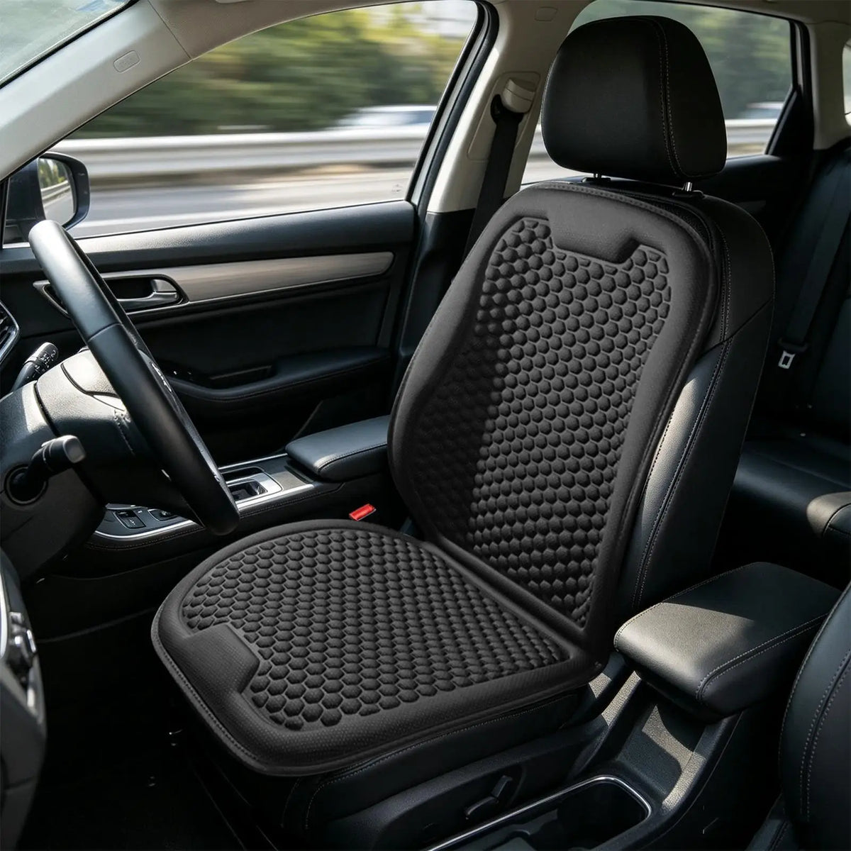 Cooling Car Seat Cover – Breathable Ergonomic Universal Fit Car Seat Cover Axl
