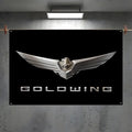 G-Goldwing Decorative Flag – Indoor & Outdoor Wall Art Banner Decorative Wall Flag Axl White6 60x90cm