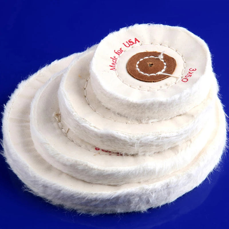 Cotton Buffing Polishing Wheel 3–8 Inch | Jewelry & Mirror Finish Buffing Polishing Wheel Axl
