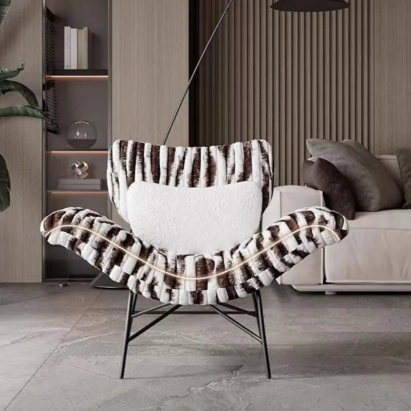 Luxury Velvet Single Sofa Chair – Modern Living Room Armchair Luxury Armchair Axl