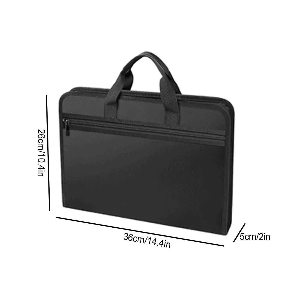 A4 Fireproof Waterproof Accordion File Organizer – 26 Pockets Accordion File Organizer Axl