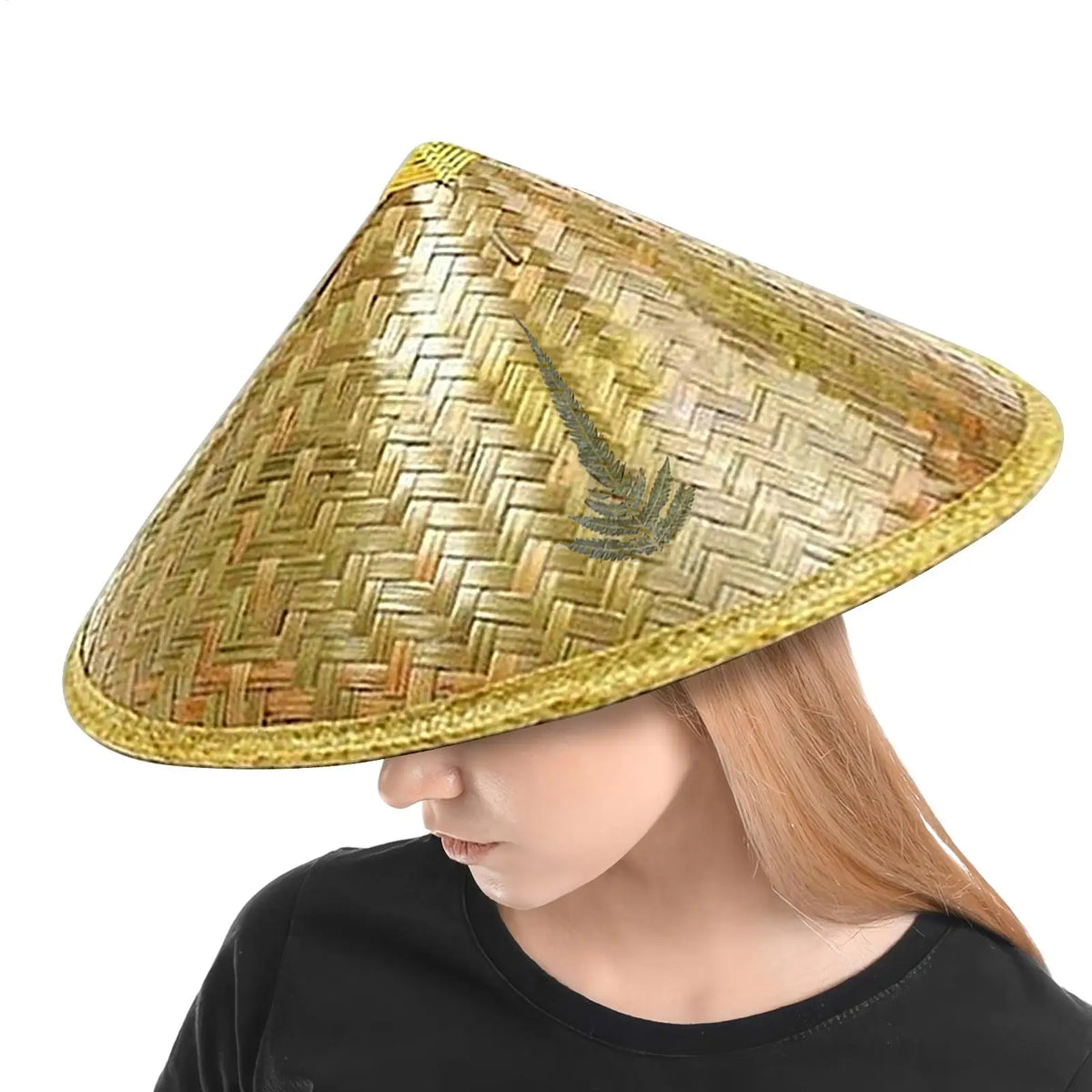 Handmade Chinese Straw Hat – Foldable Adjustable Sun Hat Straw Sun Hat Axl Default Title