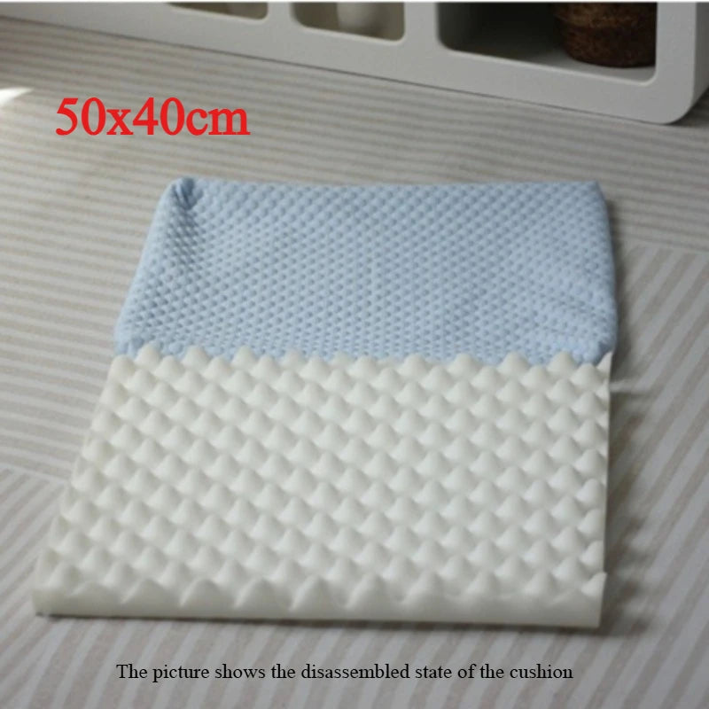 Ice Silk Cooling Pet Mat – Washable Dog & Cat Bed Pad Pet Cooling Mat Axl blue-50x40-1pcs