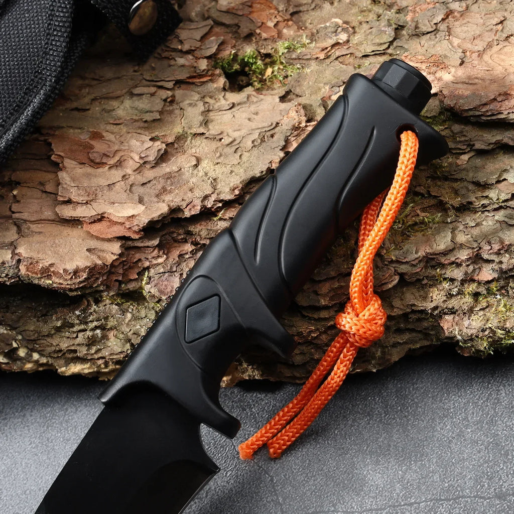 Fixed Blade Camping Knife – Stainless Steel EDC Survival Knife Fixed Blade Knife Axl
