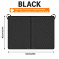 Extra Large Silicone Cat Litter Mat – Foldable & Waterproof Cat Litter Mat Axl Black 61x43cm