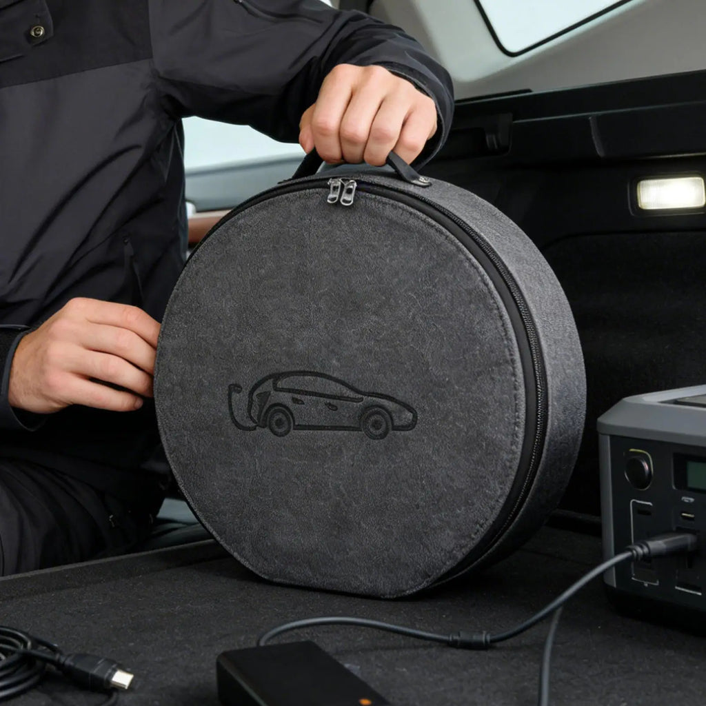 EV Charger Storage Bag – Car Trunk Charging Cable Pouch EV Charger Storage Bag Axl