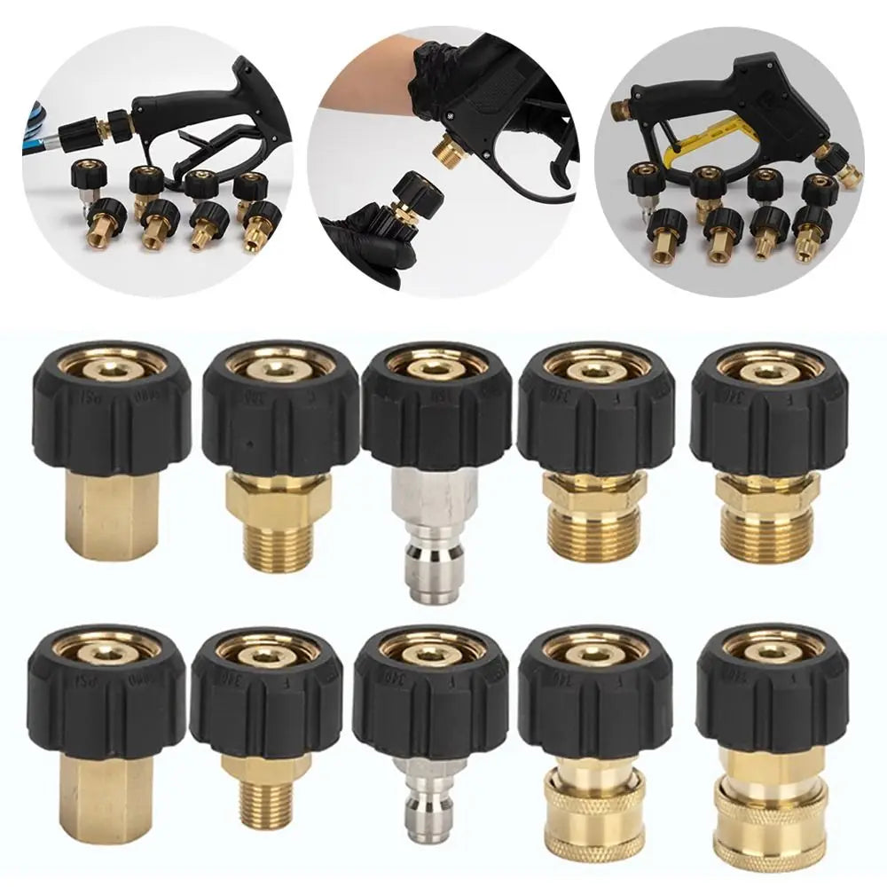 M22 Pressure Washer Adapter – 3/8 & 1/4" Quick Coupler Pressure Washer Adapter Axl