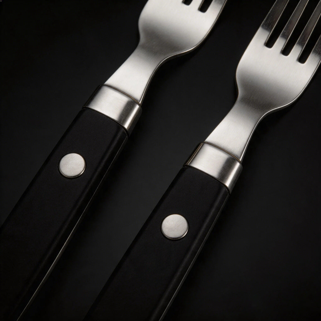 Stainless Steel Steak Fork Set – 1 to 8 Pieces | BBQ & Dining Steak Fork Set Axl