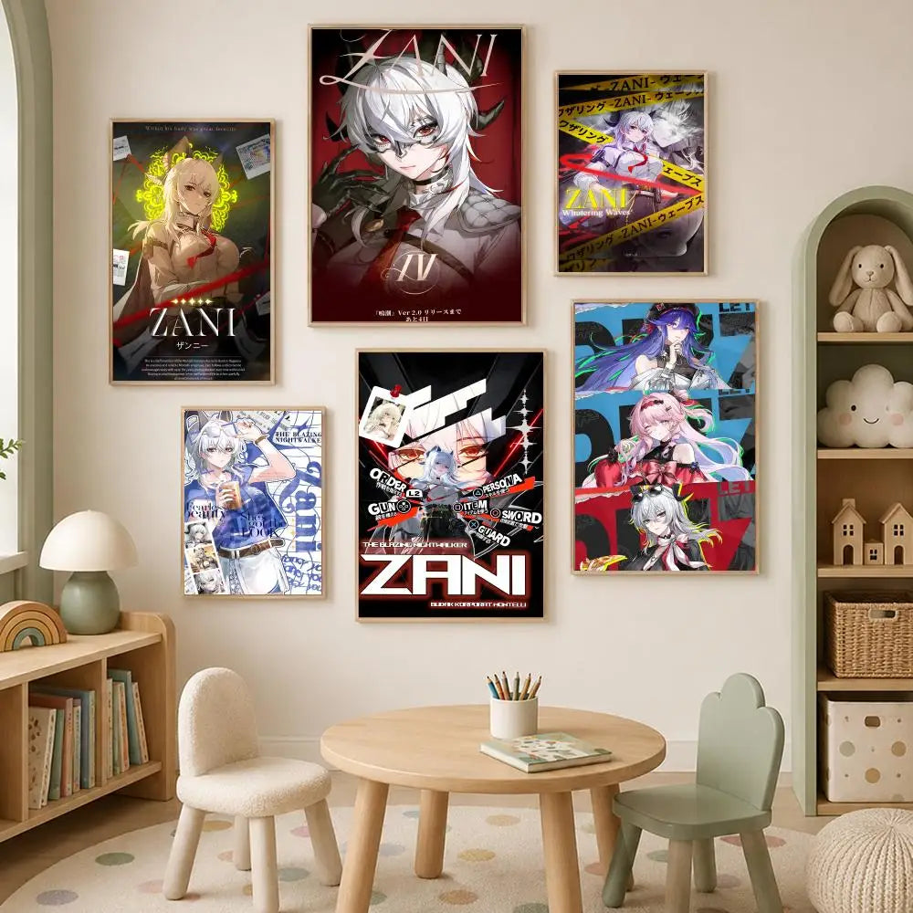 Game Zani Self-Stick HD Wall Art Poster – Waterproof Decor Wall Art Poster Axl