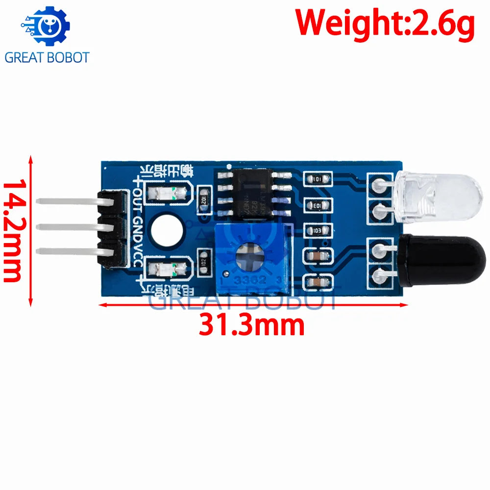 IR Infrared Obstacle Avoidance Sensor Module for Arduino Robot IR Sensor Module Axl