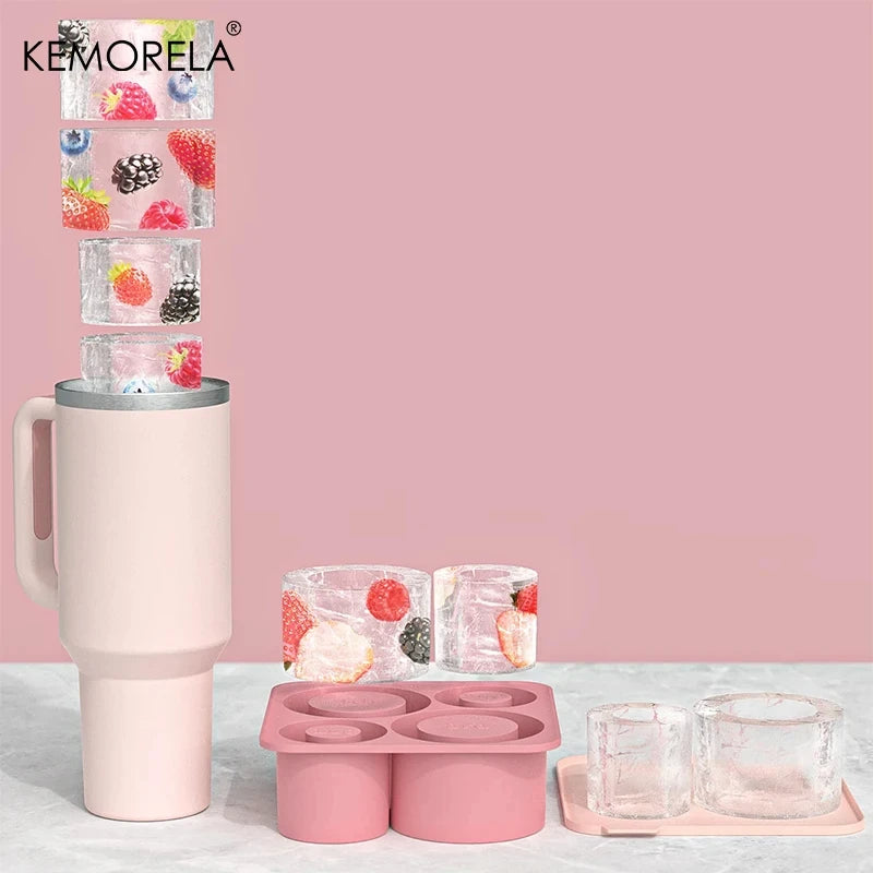 Silicone Ice Cube Mold for 20/30/40oz Tumbler Car Cup Silicone Ice Mold Axl
