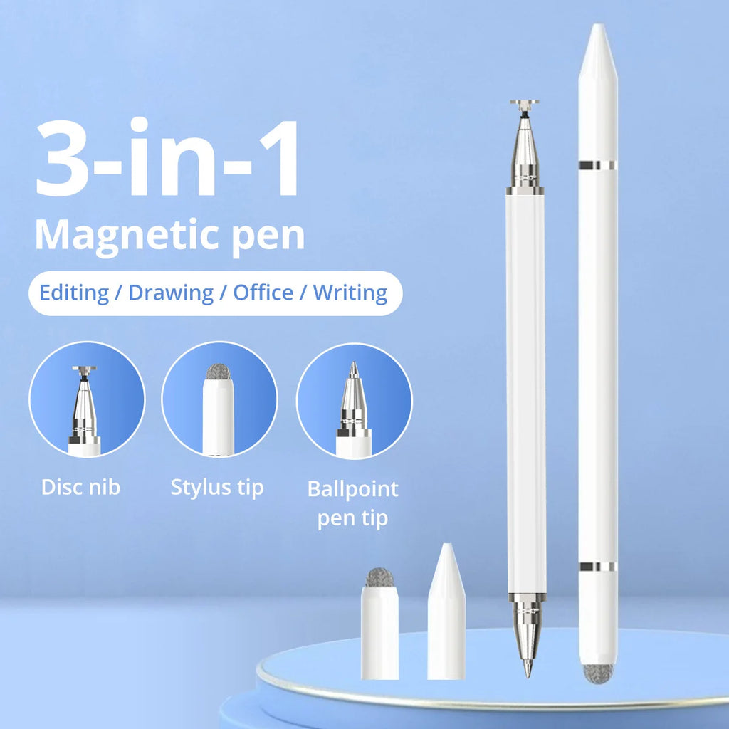 3-in-1 Magnetic Stylus Pen – Universal Capacitive Touch Pencil Capacitive Stylus Pen Axl