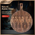 XINZUO Acacia End Grain Cutting Board 42.5x32cm | Heavy-Duty Wooden Cutting Board Axl Default Title