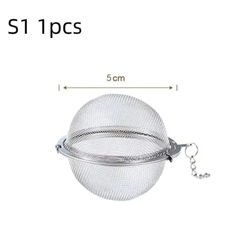 Stainless Steel Mesh Tea Infuser Ball | 1, 3 or 5 Pack Tea Infuser Ball Axl S 1