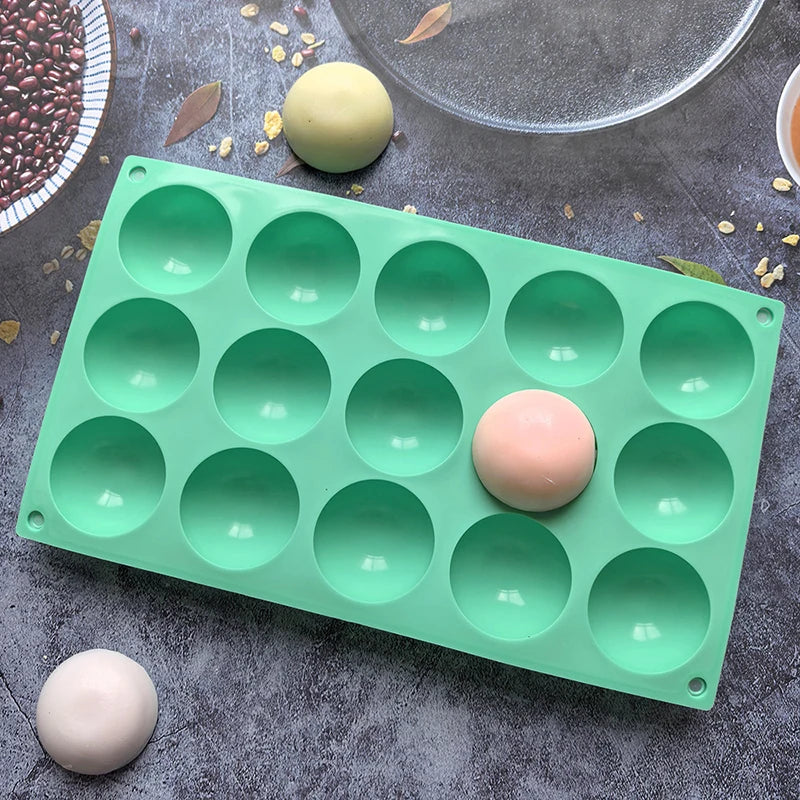 3D Half Sphere Silicone Mold for Mousse, Cake & Chocolate Silicone Baking Mold Axl