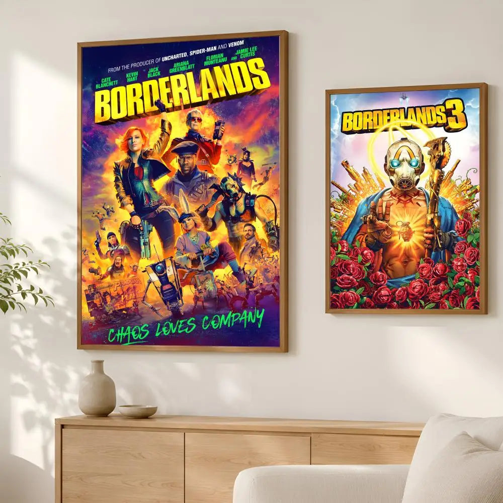 Borderlands HD PVC Self-Stick Wall Art Poster – Waterproof Decor Wall Art Poster Axl