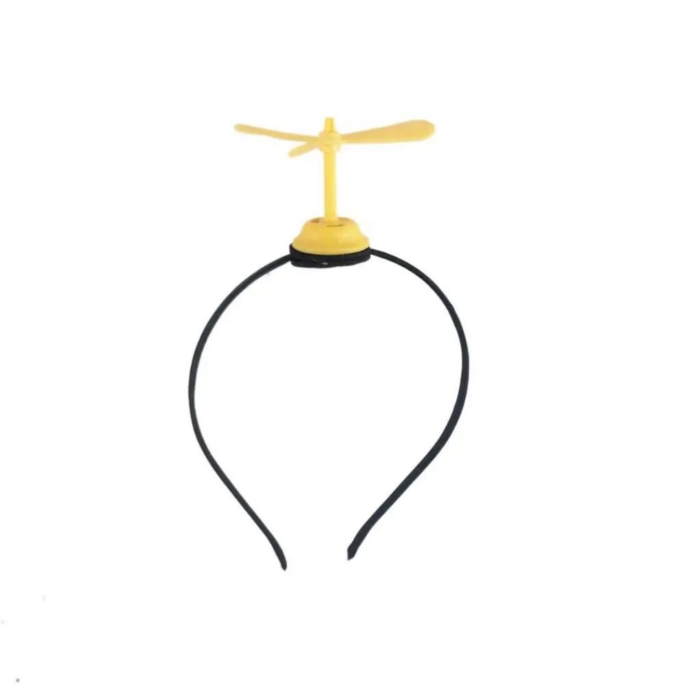 Windmill Headband – Korean Style Fun Hair Hoop for Women Fashion Headband Axl yellow