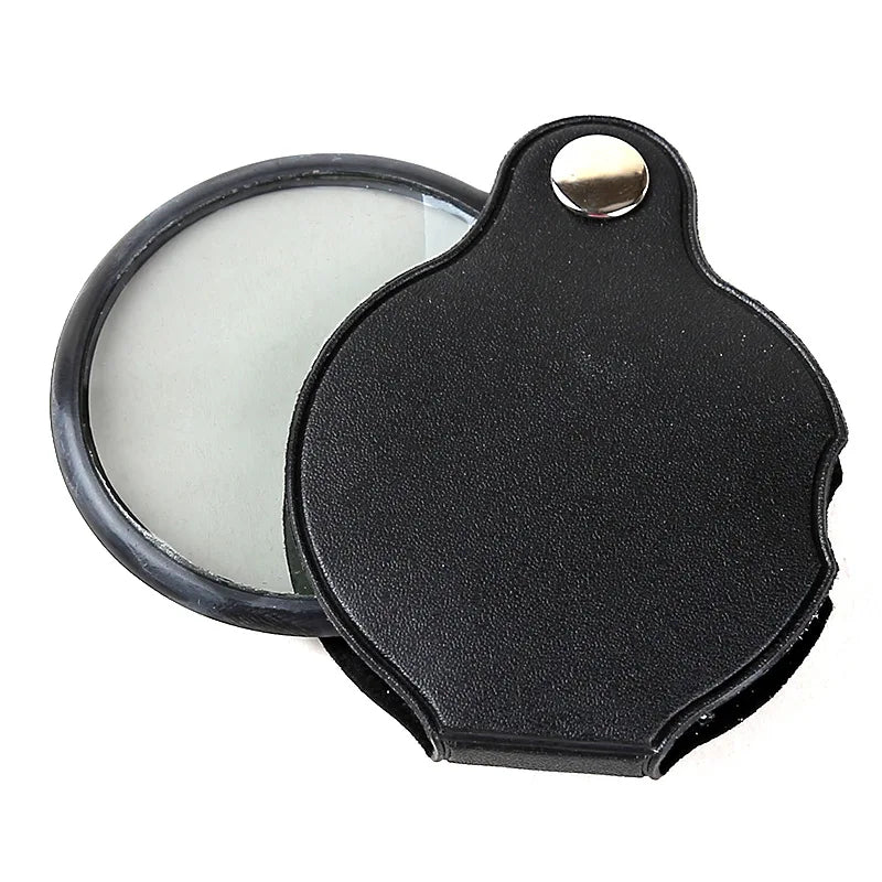 Mini 5X Folding Magnifying Glass – Portable Hand Loupe Folding Magnifier Axl