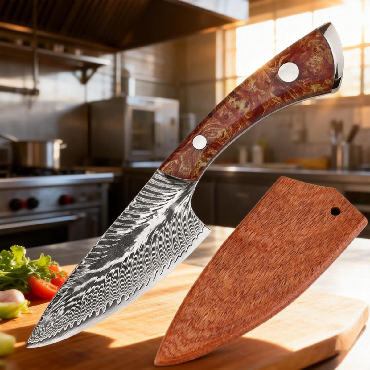 Japanese Chef's Knife VG MAX Steel – Professional Kitchen Slicer Chef's Kitchen Knife Axl