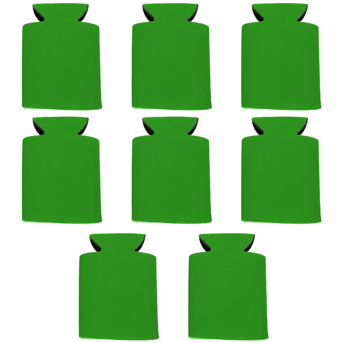 8-Pack Collapsible Can Cooler Sleeves – Multicolor Drink Coolies Can Cooler Sleeves Axl army green