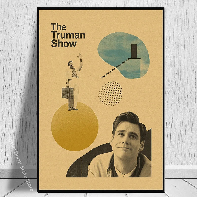 Classic Movie Posters – Truman Show, Breaking Bad Wall Art Movie Art Poster Axl