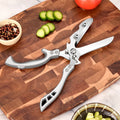 PLYS Multifunctional Kitchen Scissors & Chopping Board Set Kitchen Scissors Set Axl Silver