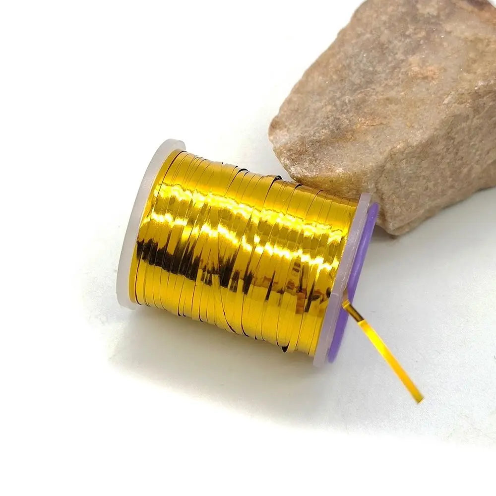 Holographic Flat Tinsel 1mm 120 Yard Fly Tying Flash Material Fly Tying Tinsel Axl 2