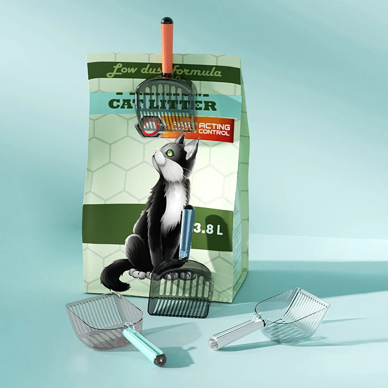 Plastic Cat Litter Scoop – Pet Waste Cleaning Shovel Tool Cat Litter Scoop Axl