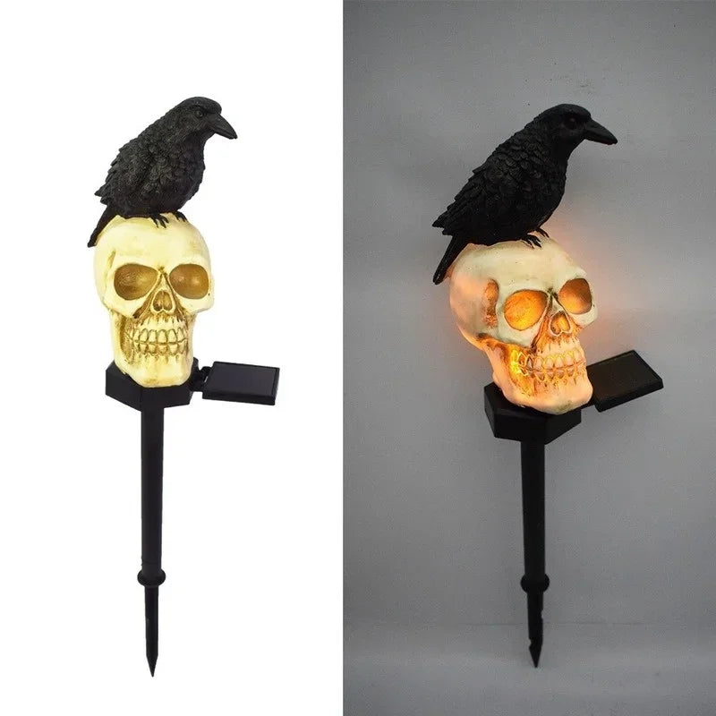Solar Halloween Skeleton Ghost Light – Outdoor Waterproof Yard Lamp Halloween Outdoor Light Axl
