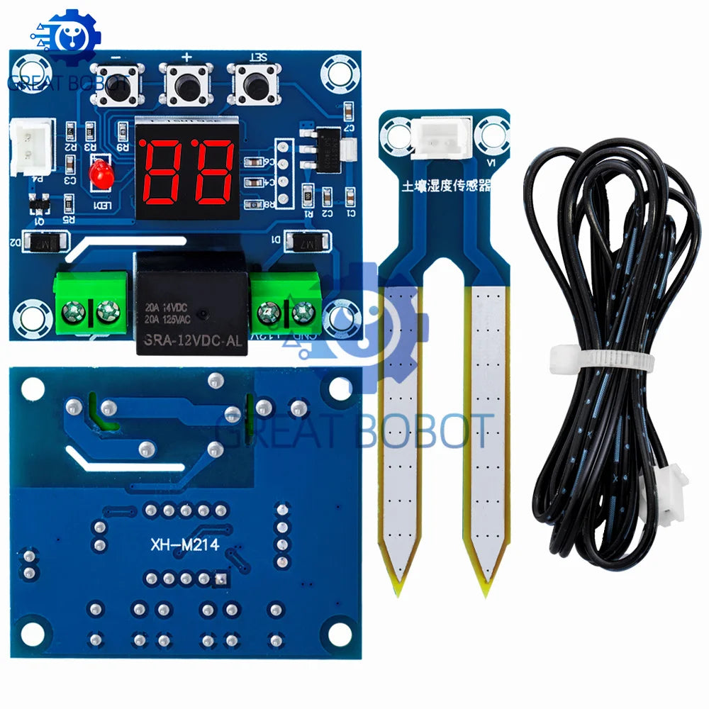 XH-M214 Soil Humidity Controller – Auto Irrigation Module Irrigation Controller Axl