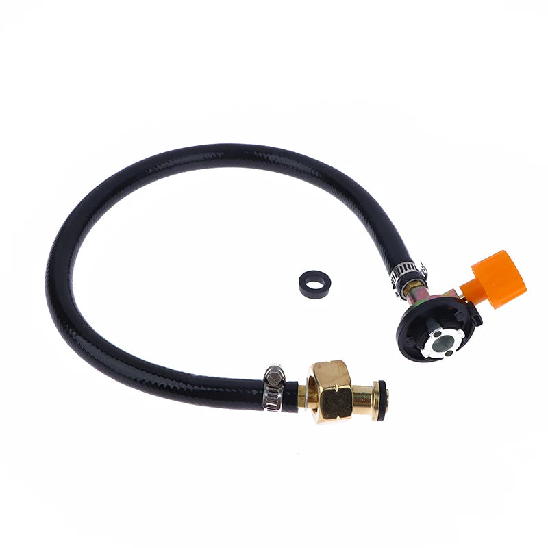Leak-Proof Gas Refill Adapter – Braided Hose Cylinder Coupler Gas Refill Adapter Axl