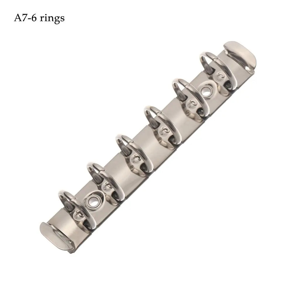 Metal Loose-Leaf Binder Clip A4 B5 A5 A6 A7 | Ring Notebook Clip Loose-Leaf Binder Clip Axl A7-6 rings