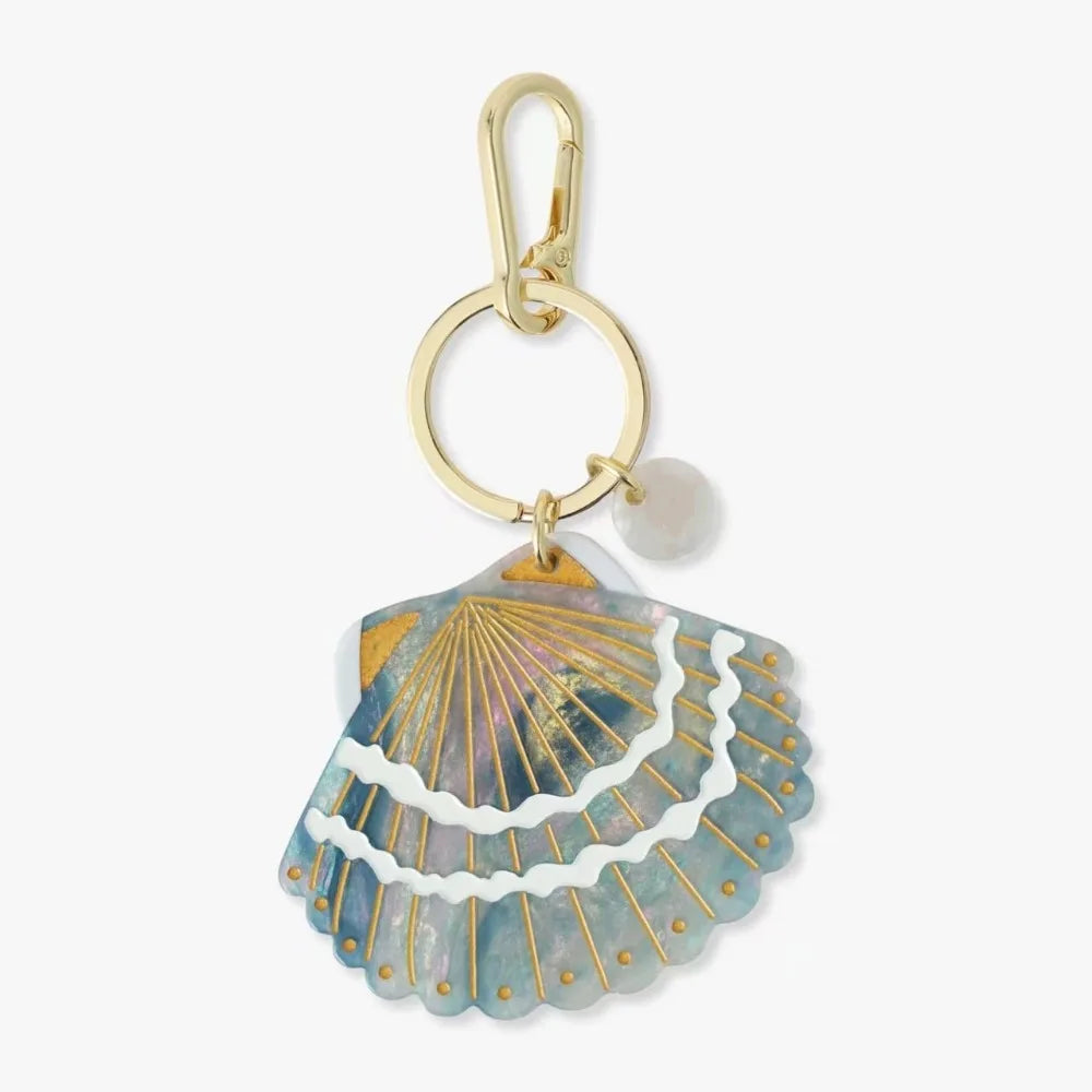 Retro Ocean Acrylic Keychain – Surfboard Crab Bag Charm Pendant Acrylic Keychain Charm Axl Style 8