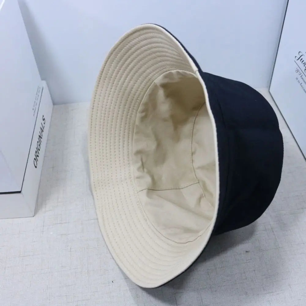 Double-Sided Bucket Hat – Foldable Wide Brim Sun Cap Unisex Bucket Hat Axl