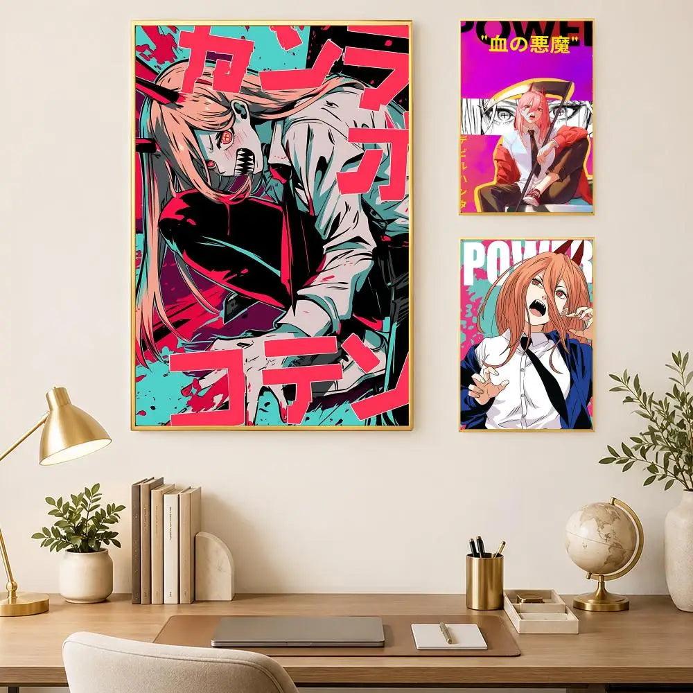 Self-Stick HD Cartoon Wall Art Poster – Waterproof Home Decor Wall Art Poster Axl