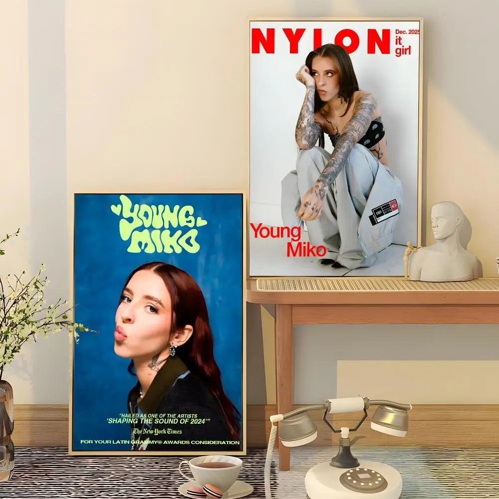Young Miko HD Waterproof Poster Stickers | Wall Décor & Gift Poster Stickers Axl