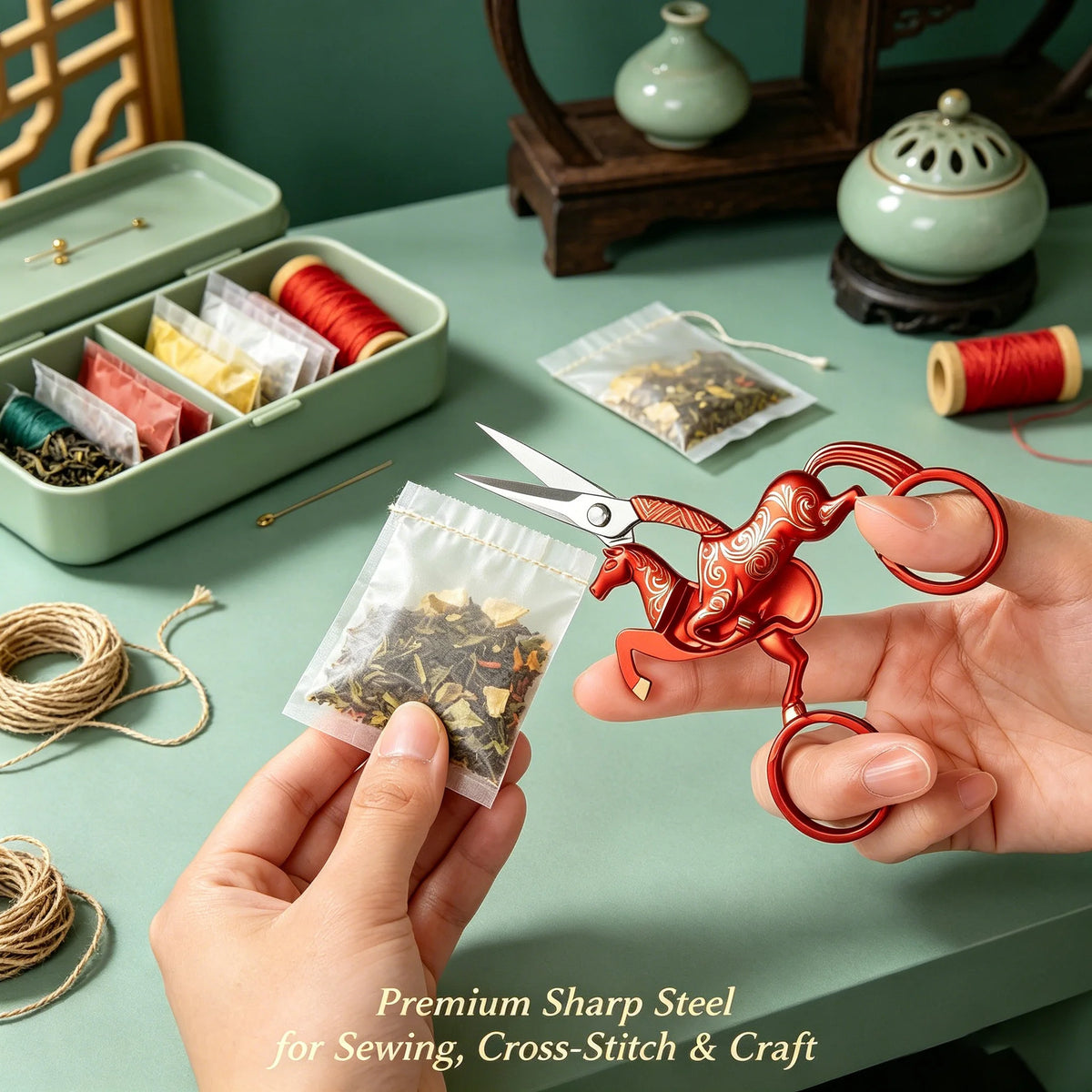 Horse-Shaped Embroidery Scissors – Sharp Stainless Steel Embroidery Scissors Axl