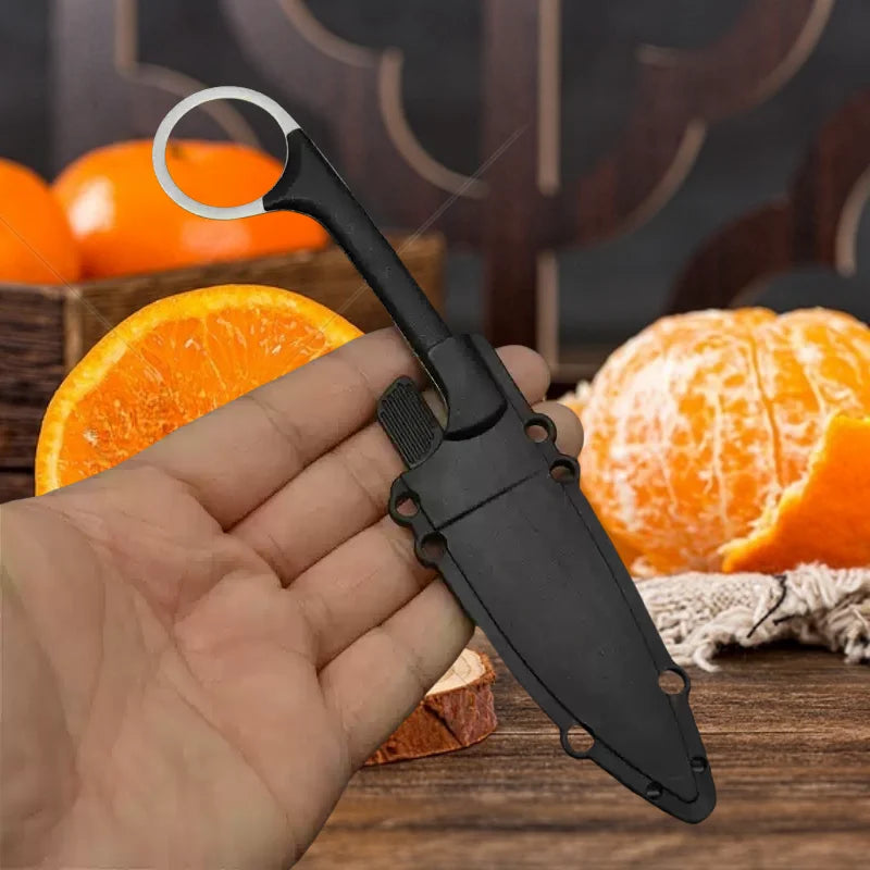 Portable Stainless Steel Fruit Knife with Sheath | Sharp Paring Paring Knife Axl