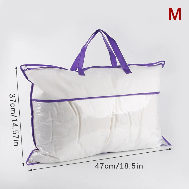Non-Woven Zipper Storage Bag – Dustproof Quilt & Blanket Tote Storage Organizer Bag Axl M3