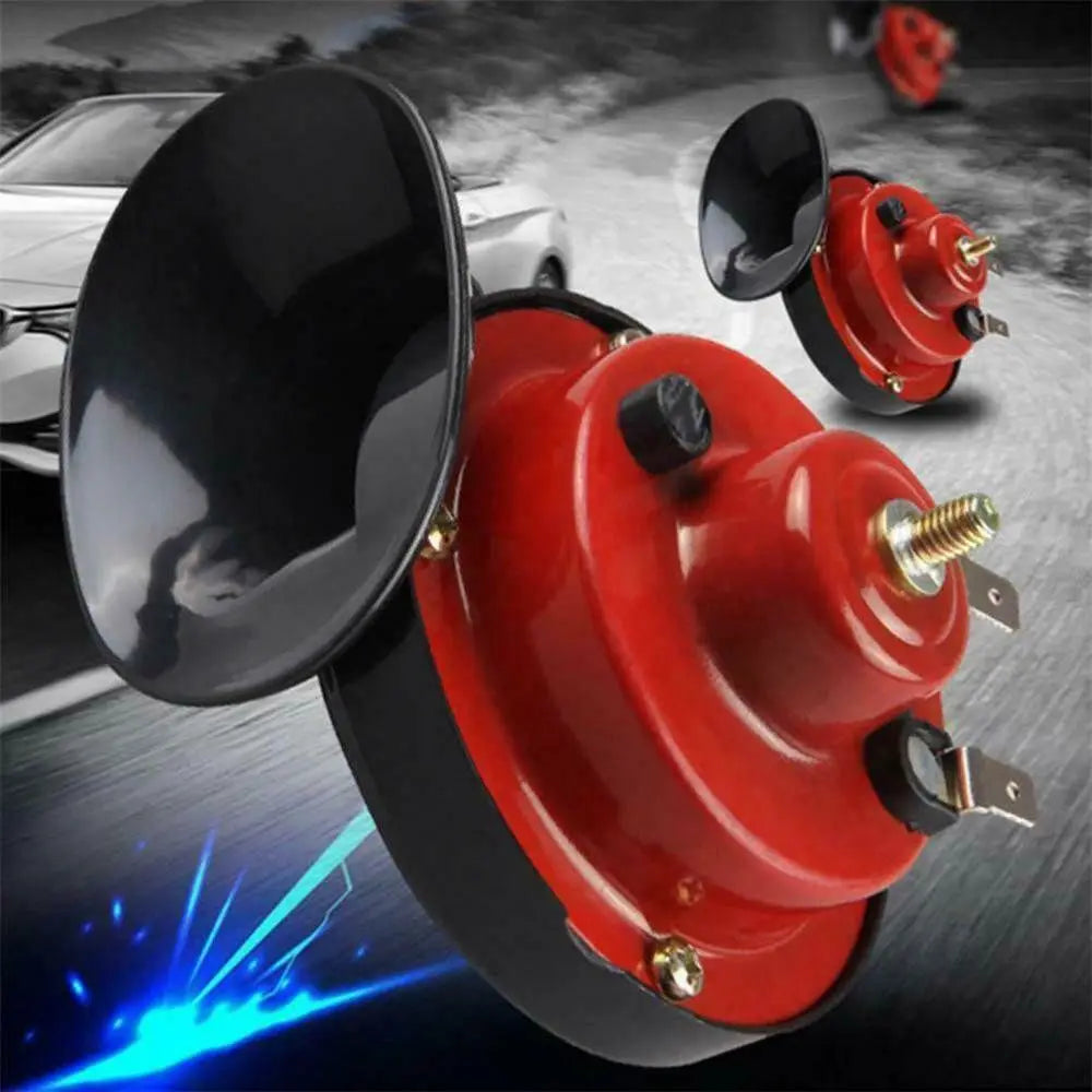 2-Pack 300DB Snail Air Horn 12V – Truck, SUV, RV & Boat Car Air Horn Axl