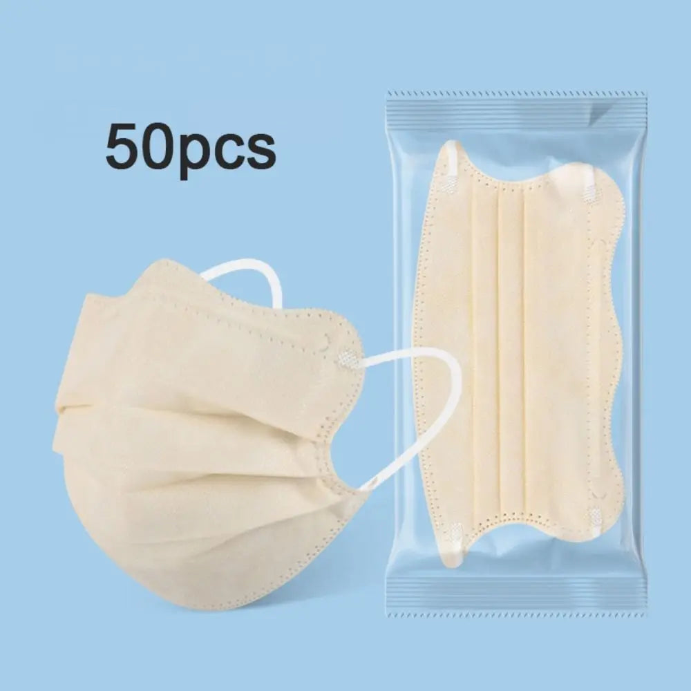50-Pack Butterfly Disposable Face Masks – Morandi 3-Layer Disposable Face Mask Axl yellow