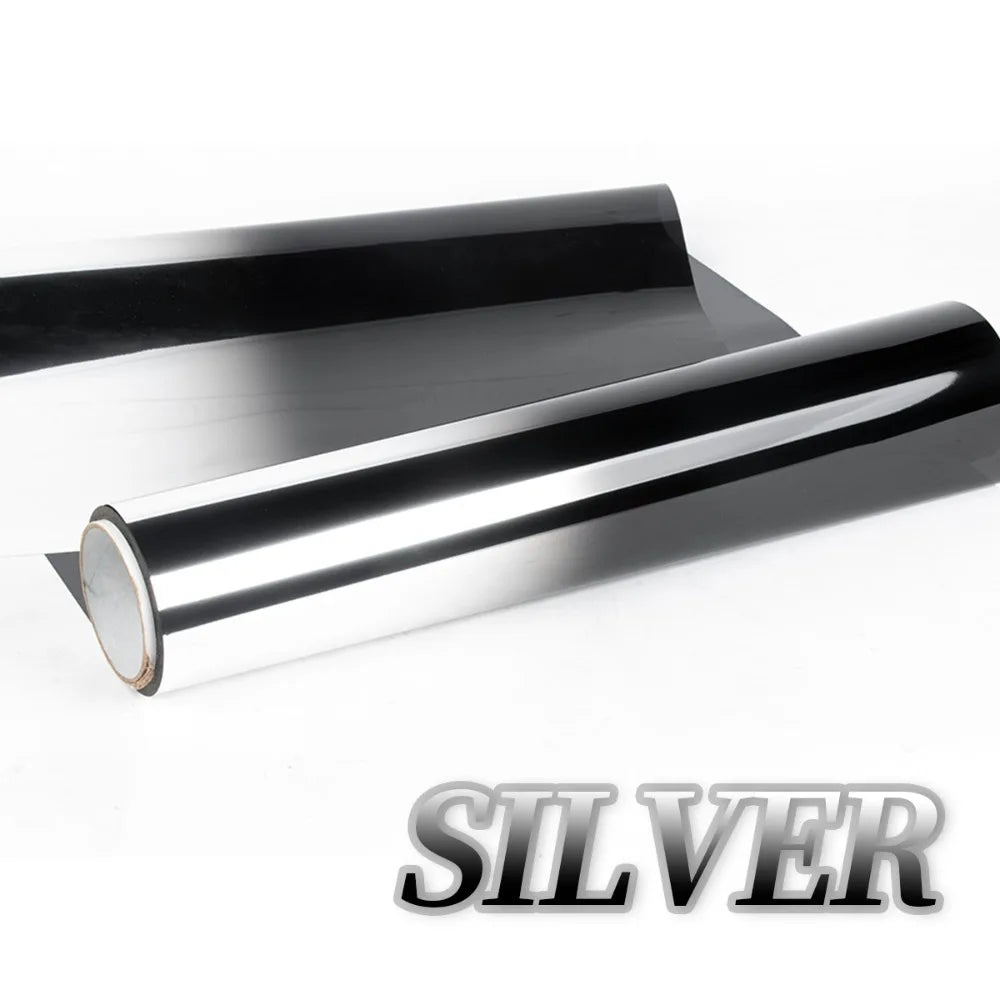 Gradient Car Window Tint Film – UV & Heat Protection 2M/3M Car Window Tint Film Axl Silver 50cmX3m