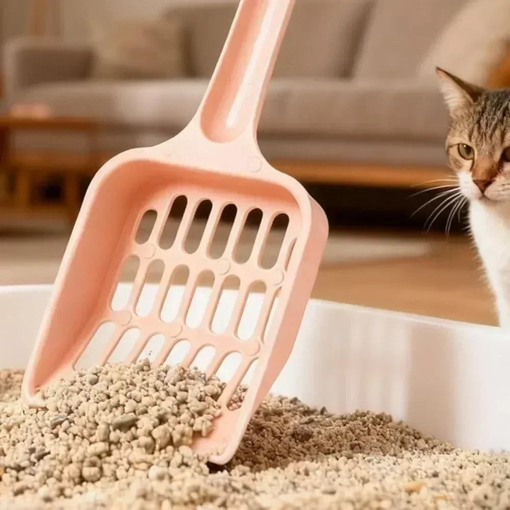2-Pack Cat Litter Scoop – Fine Pore Plastic Sifting Shovel Cat Litter Scoop Axl