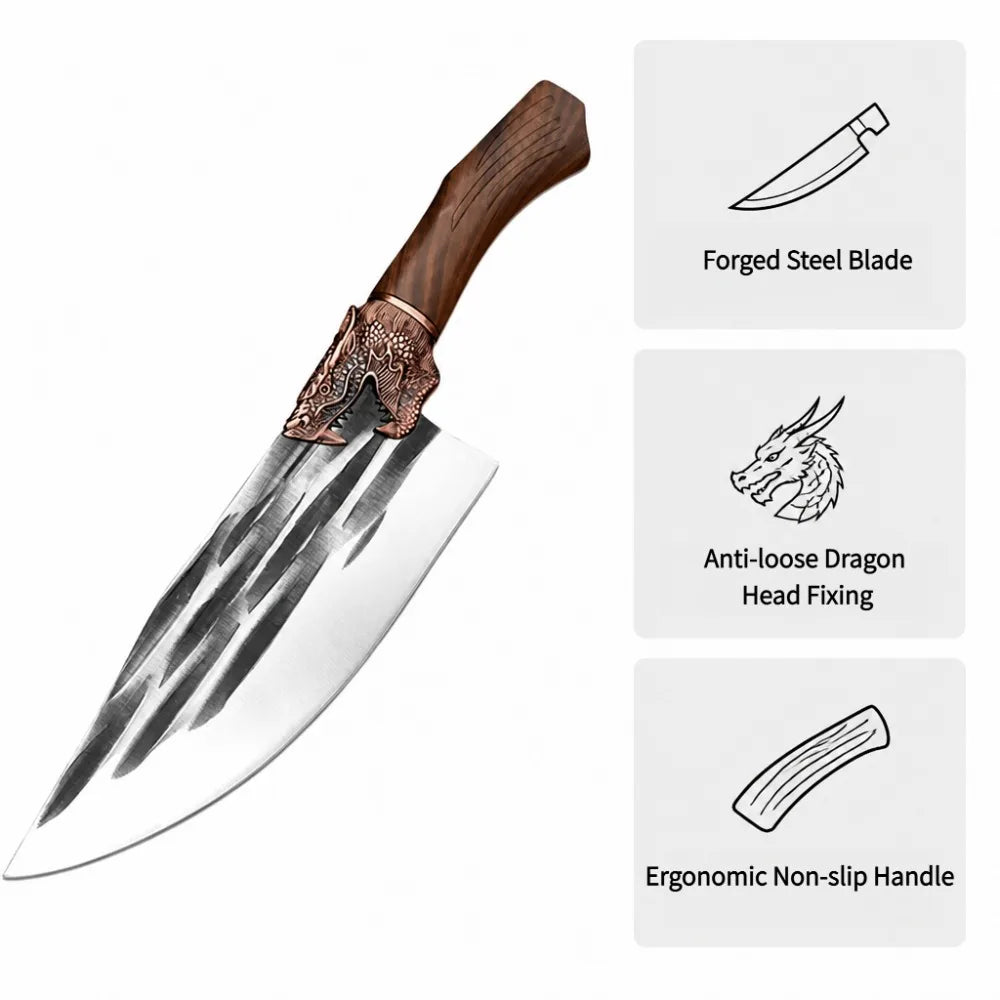 PLYS Stainless Steel Boning & Chef Knife – Fillet & Slice Chef Boning Knife Axl