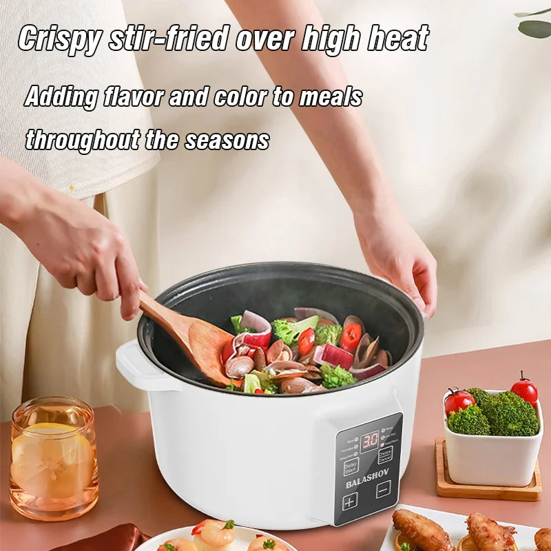 BALASHOV 3.5L Multifunction Electric Cooker – Non-Stick Hot Pot Electric Cooker Axl