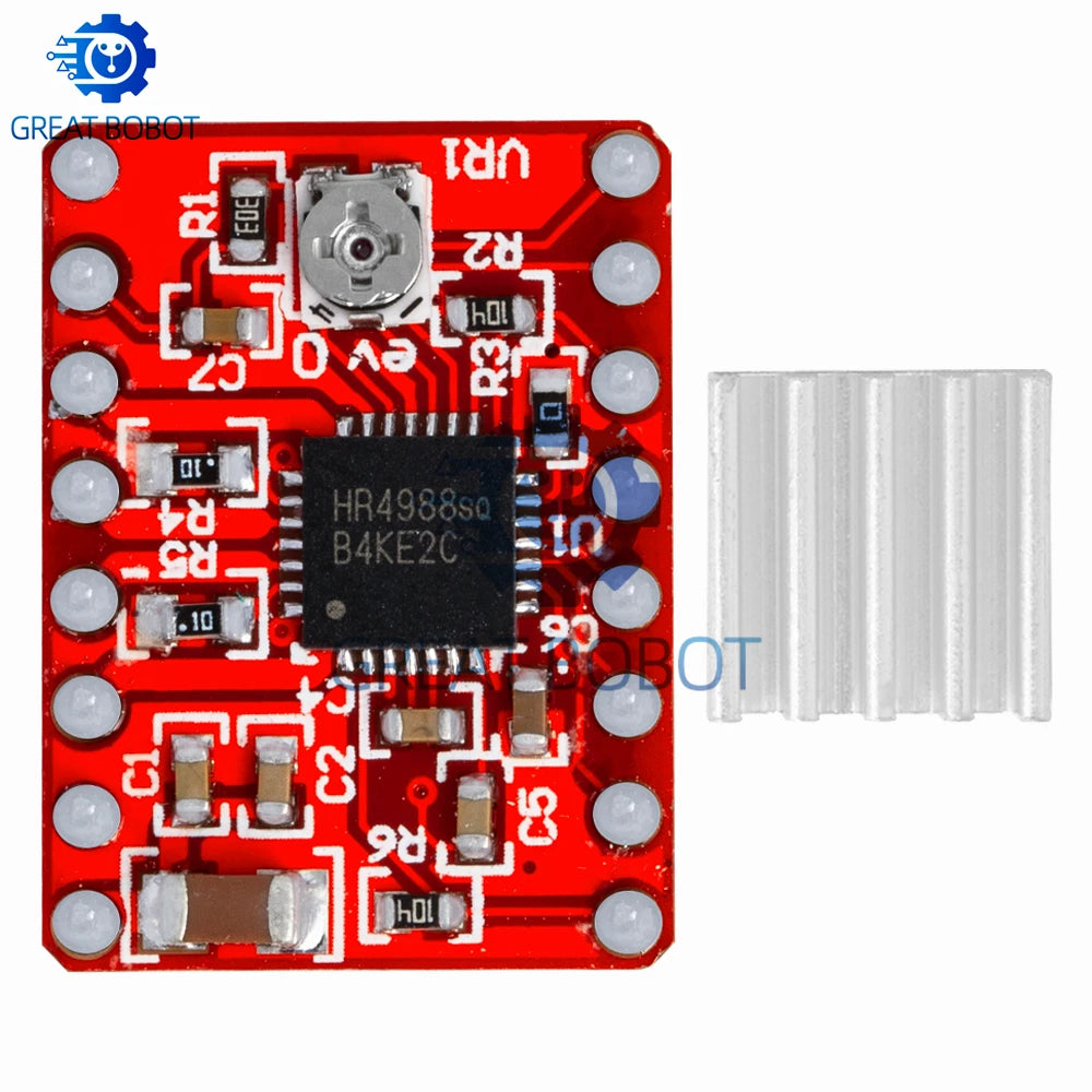 A4988 & DRV8825 Stepper Motor Driver with Heat Sink | RAMPS 1.4 Stepper Motor Driver Axl