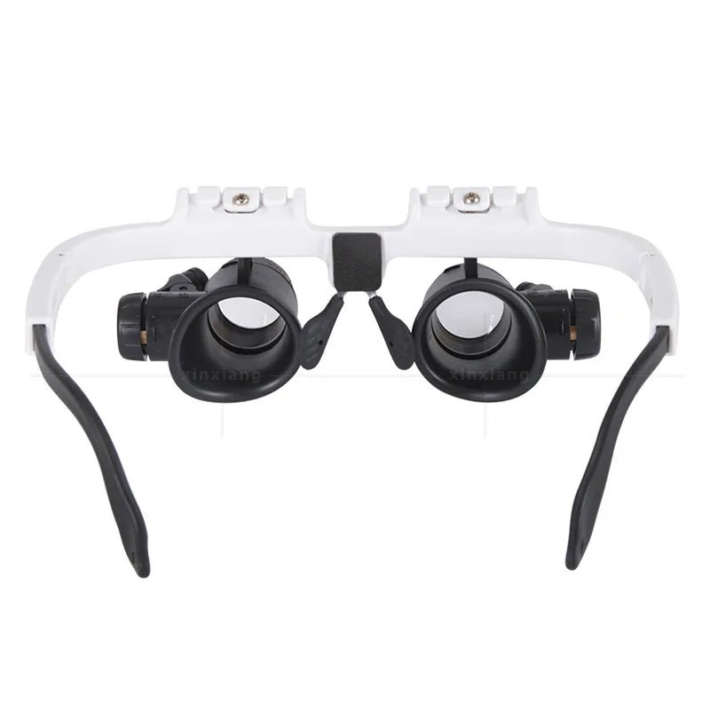 LED Headband Magnifier Glasses – Jeweler Loupe with Light Headband Magnifier Axl