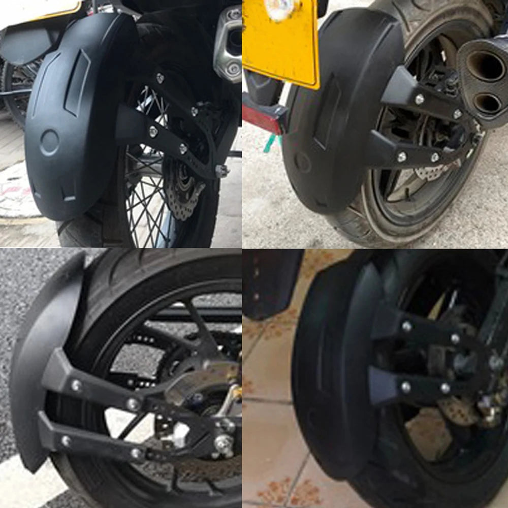 Universal Motorcycle Rear Fender Mudguard with Bracket Motorcycle Mudguard Axl