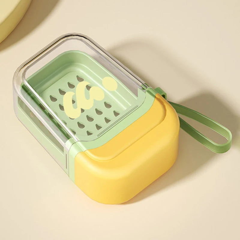 Portable Waterproof Soap Box – Travel Soap Case with Drain Travel Soap Case Axl B